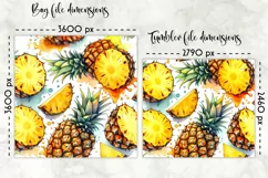 Lunch Bag Sublimation | Fruits and Berries Lunch Bag Print Product Image 2