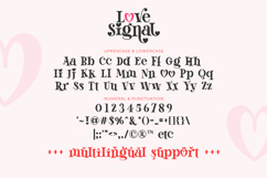 Love Signal - Cute Serif Font with Heart Accent Product Image 11