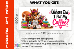 Funny Teacher Mug Wrap Sublimation, Back to School Product Image 2