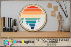 Retro Sunset SVG Bundle - 50 Vintage Designs Product Image 2