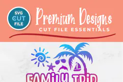 2026 Family Trip svg - Tropical Beach vacation or Holiday Product Image 2