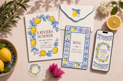 Dolce Riviera Mediterranean Folk Clipart Bundle Product Image 11