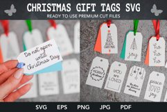 20 Christmas Gift Tags SVG files, tags for presents,New Year Product Image 3