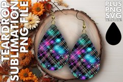 Glittering Teardrop Charms: Sublimation Patterns Product Image 1