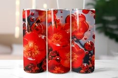 Elegant Floral Tumbler Wrap Bundle | Flowers In Epoxy Resin Product Image 25