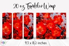 Elegant Floral Tumbler Wrap Bundle | Flowers In Epoxy Resin Product Image 24