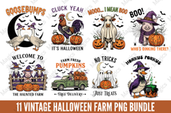 Vintage Halloween Farm Png Bundle Product Image 1