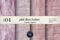 Pink Linen Texture | Fabric Pattern Product Image 1