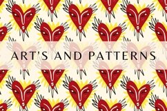 Funky Valentine seamless patterns bundle Product Image 21