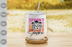 Spooky Season SVG Design , Halloween Quote SVG Cut Files Product Image 2