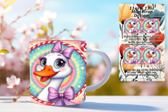 LUSH 15oz PNG Mug Wrap Template , Goose Product Image 1