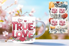 Creative 11oz Mug Wrap Png Artwork , Valentines Product Image 1