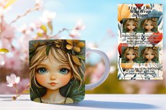 ARTISTIC PNG for 11oz Mug Wrap , Fairy Product Image 1