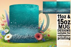 Glittery Flower Leopard Print Sublimation Product Image 1