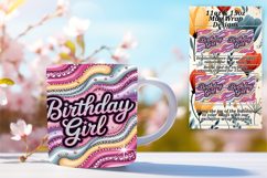 Classy 15oz Mug Wrap Png Design , Girl Quote Product Image 1