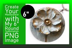 Enchanted Spring: 3D Floral Round Designs PNG Product Image 1