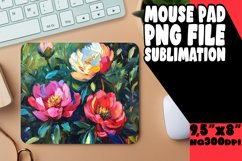 Classic Oil Flower Round Design for Sublimation Product Image 1