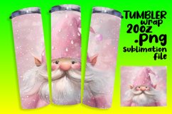 Springtime Serenade: Gnome Tumbler Sublimation - 20oz Product Image 1