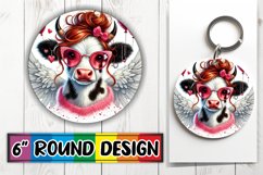 Cheerful Circle Keychain Magic, Valentines Product Image 1