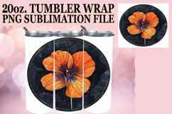 Spring Denim Floral Tumbler Design 20oz Product Image 1