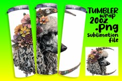 Floral Frenzy: Watercolor Tumbler Design 20oz Product Image 1