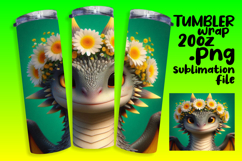 Unique 20oz Gift Tumbler Template , Dragon Product Image 1