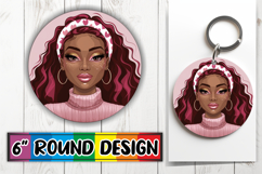 Joyful Circle Ornaments Magic, Afro Girl Product Image 1