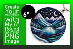 Lovely Round Design Coaster Artwork , Holiday Product Image 1