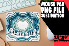 BLISSFUL mouse pad Playful Design, Christmas Product Image 1