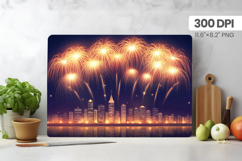 Happy New Year Cutting Board PNG Festive New Year's Eve 2026 Product Image 1