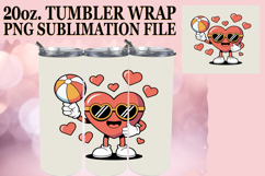 GIFT OF JOYFULNESS 20oz TUMBLER WRAP, Valenines Heart Product Image 1