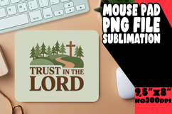 Timeless Mouse Pad Sublimation PNG, Religious Product Image 1