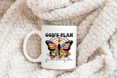 Christian Quote Sublimation - Faith Saying | God's Plan Product Image 4