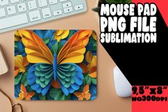 Whimsical Spring Symphony 3D Mouse Pad - Colorful Product Image 1