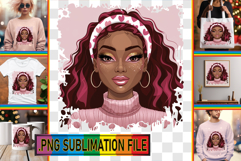 Cheerful TOTE BAG Art Ideas, Afro Girl Product Image 1