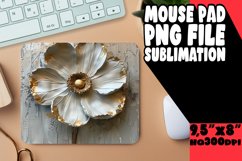 Blossom Magic: Sublimated Mouse Pad Designs Design PNG Product Image 1