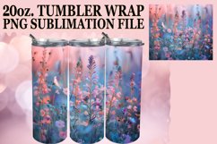 15x Spring Flower Field Tumbler Wrap 20oz Bundle PNG Product Image 8