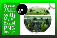 Dynamic Round Design for Keychains , Halloween Product Image 1