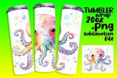 Joyful Animal Extravaganza Sublimation Tumbler Design - 20oz Product Image 1