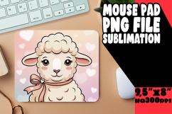 JOYFUL desk PAD Sublimation PNG, Valenines Animals Product Image 1