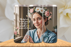 Positive Affirmations 20oz Tumbler wrap Inspirational Quotes Product Image 1