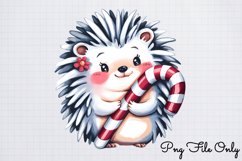 Woodland Christmas Watercolor Clipart PNG Product Image 1