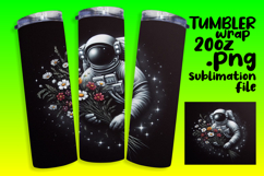 Fresh 20oz Tumbler Artwork , Astronaut Product Image 1