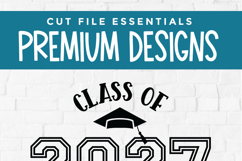 Class of 2027 svg, cute 2027 grad svg, 2027 graduate senior Product Image 6