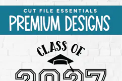 Class of 2027 svg, cute 2027 grad svg, 2027 graduate senior Product Image 6