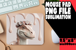 UNIQUE desk PAD PNG Inspiration, Cute Dino Product Image 1