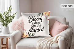 Inspirational Quotes Pillow PNG Motivational PNG Sublimation Product Image 1
