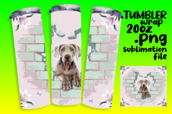 PLAYFUL 20oz Tumbler Design for Customization , Cute Dog Product Image 1