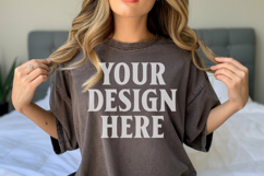 Dark Chocolate Gildan 18500 Hoodie Sweatshirt Mockup, 185 mo Product Image 1