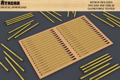 Custom Pencil Jig SVG File / Personalised Digital Pencil Jig Product Image 1